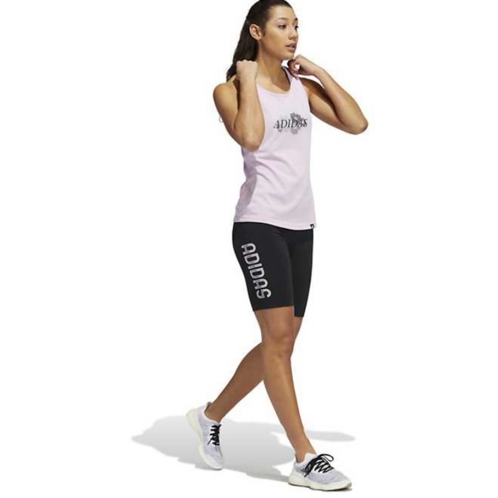 Adidas Racerback Tank Flower Print - Picture 3 of 4